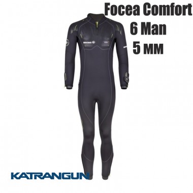 Чоловічий гідрокостюм для дайвінгу Beuchat Focea Comfort 6 Man 5 мм