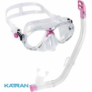 Дитячий набір маска і трубка Cressi Sub Marea Vip Junior; рожевий