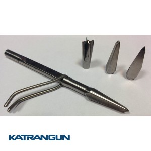 Подводное ружье наконечник Фирменный №16/1 со сменной головой и перекидным флажком