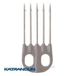 Нержавіючий пятізубий наконечник для підводного полювання Salvimar Mustad