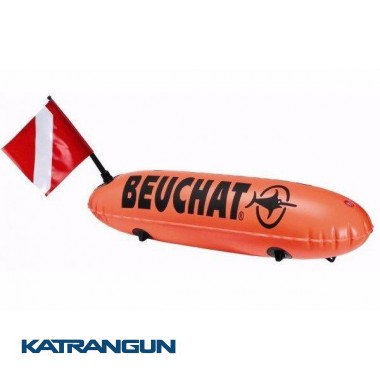 Подвійний буй для дайвінгу Beuchat Long Double Bag Buoy