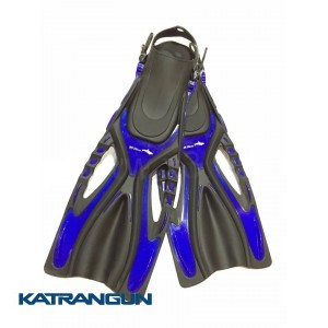 Дайвинг ласты BS Diver GlideFin синие (открытая пятка)