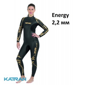 Гидрокостюм женский для плаванья Seac Sub Energy 2,2 мм