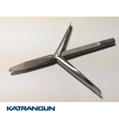 Наконечник стрелы подводного ружья Гориславца Трофей, удлинённое основание, два флажка