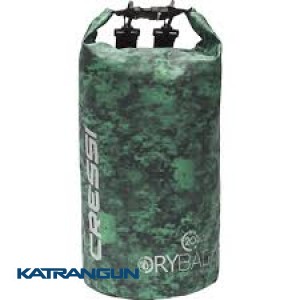 Гермомешок для подводной охоты Cressi Sub Dry Bag Green Hunter 20 л