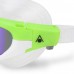 Зеркальные очки маска AQUA SPHERE VISTA PRO, салатово-белые, линзы зеркально-зеленые