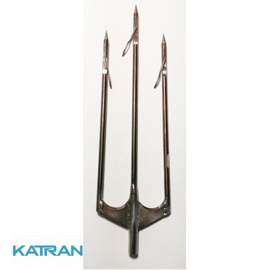 Тризуб для підводного полювання Фірмовий; з нержавіючої арбалетної стали; з перекидними прапорцями