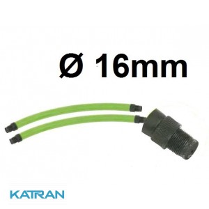 Тяга Salvimar латексна парна 16 мм; 24 см x 85