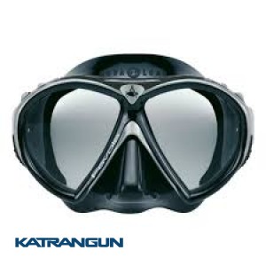 Маска для дайвінгу AquaLung Favola; чорно-срібляста