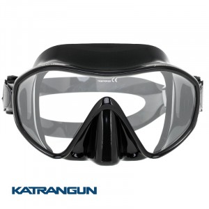 Маска для плавання Marlin Frameless Scuba; чорна
