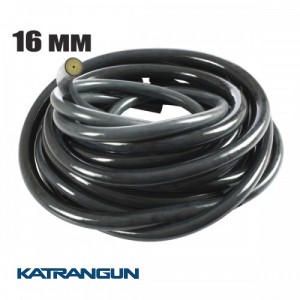 Тяги для підводної рушниці в бухтах Prime Line; на метраж; 16 мм; прозора в чорній оболонці