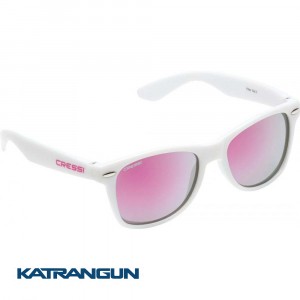 Дитячі окуляри від сонця Cressi Sub Maka; біло-рожеві