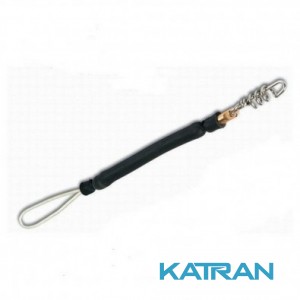 Амортизатор резиновый Bs Diver с карабином Pig Tail и вертлюгом