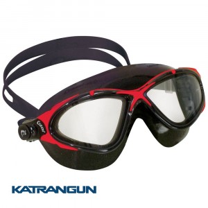 Маска-очки для плавания Cressi Sub Planet, чёрный силикон; тонированные стёкла