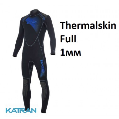 Гидрокостюм для серфинга Bare Thermalskin Full 1 мм