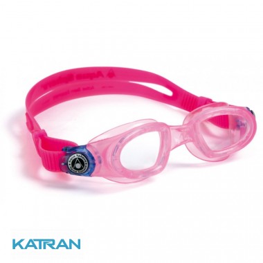 Очки для плавания детские Aqua Sphere Moby Kid, clear lens pink/deep blue