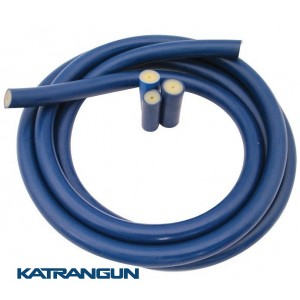 Тяги для підводної рушниці в бухтах Prime Line (на метраж), 18 мм, прозора у синій оболонці