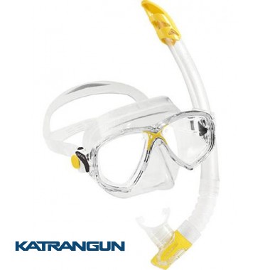 Дитячий набір для плавання Cressi Sub Marea Vip Junior; прозоро-жовтий