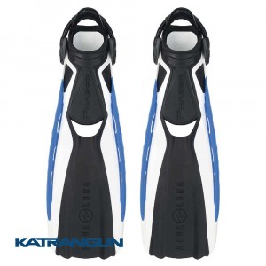 Хороші дайверські ласти Aqua Lung Phazer, біло-сині