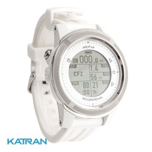 Компьютер для подводного плавания Scorpena Alpha с Bluetooth белый