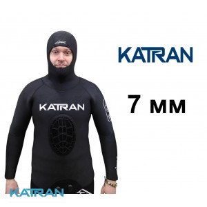Гидрокостюм  KatranSUB Hunter Black (2025) толщина 7мм