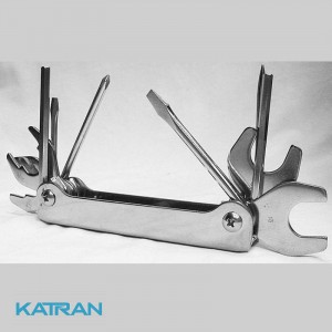 Ключ универсальный BS Diver "DIVING TOOL" (12 раскладных инструментов в одном наборе)