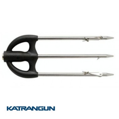 Наконечник Salvimar трехзубый; нержавеющий; на нейлоне; 2 флажка