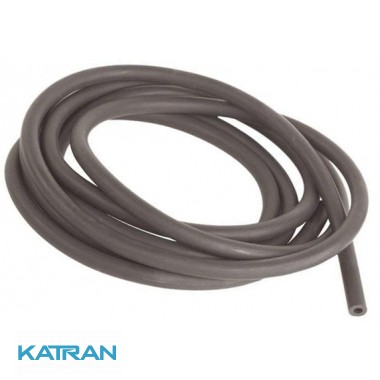 Чёрная​ латексная трубка для слингов в бухтах BS Diver (на метраж), 8мм на 4мм