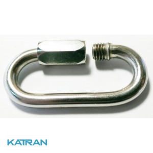 Карабин на подводное ружье BS Diver, 5 см, резьбовой, нержавеющий