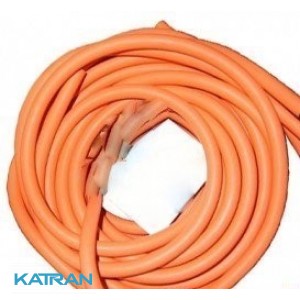 Латексна тяга BS Diver Prime Line 16 мм; прозорий натуральний латекс в помаранчевій панчосі