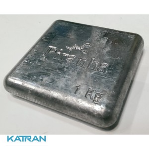 Вантаж для підводного полювання 1 кг, плоский, квадратний