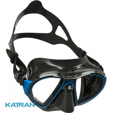 Маска для дайвінгу Cressi Sub Air Crystal; чорний/синій