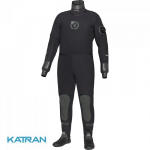 Сухий гідрокостюм Bare D6 Pro Dry чорний