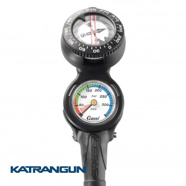 Двухприборная консоль Cressi (манометр и компас)