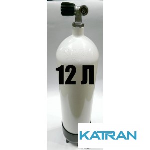 Баллоны для дайвинга Eurocylinder 12 литров, 232 Bar, белый