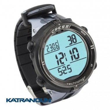 Компьютер для фридайвинга Cressi Sub Drake Titanium; камуфляж