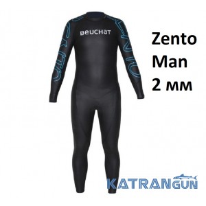 Чоловічий гідрокостюм для тріатлону Beuchat Zento Man 2 мм