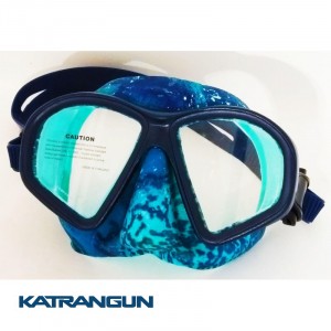 Маска для підводного полювання BS Diver Covert; синій камуфляж (БЕЗ БОКСУ)