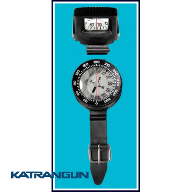 Компас наручный BS DIVER DIVING PRO с резиновым ремешком