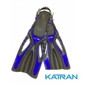 Дайвинг ласты BS Diver GlideFin синие (открытая пятка)