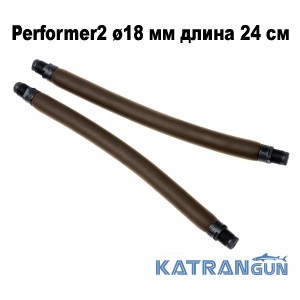 Тяги парні для арбалета Omer Performer2 ø18 мм довжина 24 см; різьбовий зачіп 16 мм