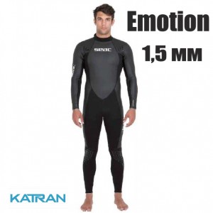 Мужской гидрокостюм для соревнования Seac Sub Emotion 1,5 мм