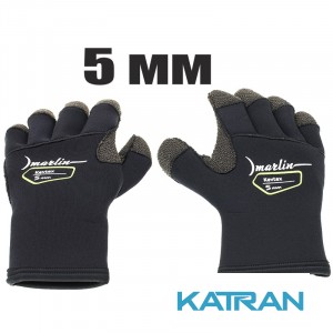 Перчатки для подводной охоты Marlin Kevtex 5 мм