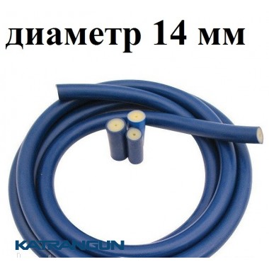 Тяги на арбалет в бухтах Prime Line (на метраж); 14 мм; прозрачная в синей оболочке