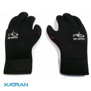 Перчатки подводная охота BS Diver Ultrablack 7 мм