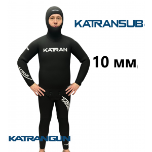 Гидрокостюм KatranSub Hunter Black Suiton 10мм 