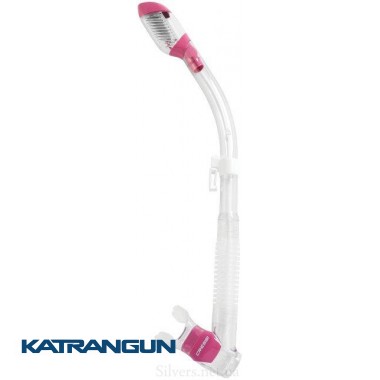 Трубка для дайвинга Cressi Sub Dry розовая