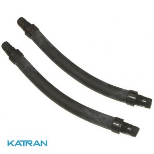 Гумові тяги для рушниць-арбалетів Beuchat парні, чорні, 13мм, довжина 16см