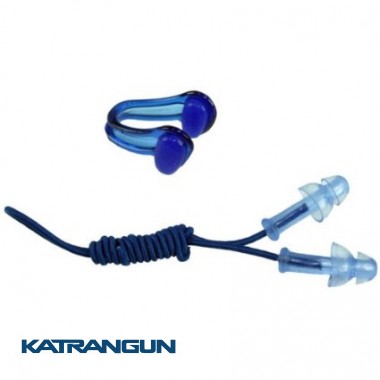 Затиск для носа плавання + беруші для басейну Cressi Sub Swimming Ear Plugs & Nose Clips