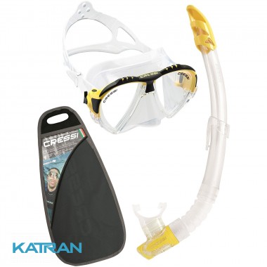 Набір для плавання Cressi Sub Matrix Set; жовтий